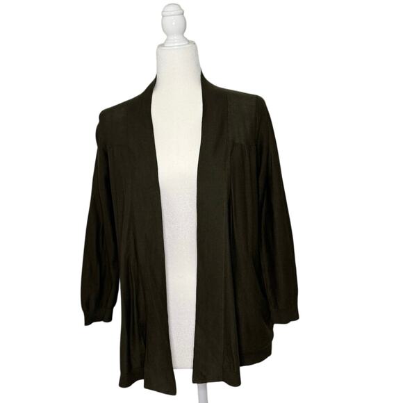 pureDKNY Women P Cardigan Casual Cotton Basic Lightweight Comfy Open Front Soft - Picture 1 of 6